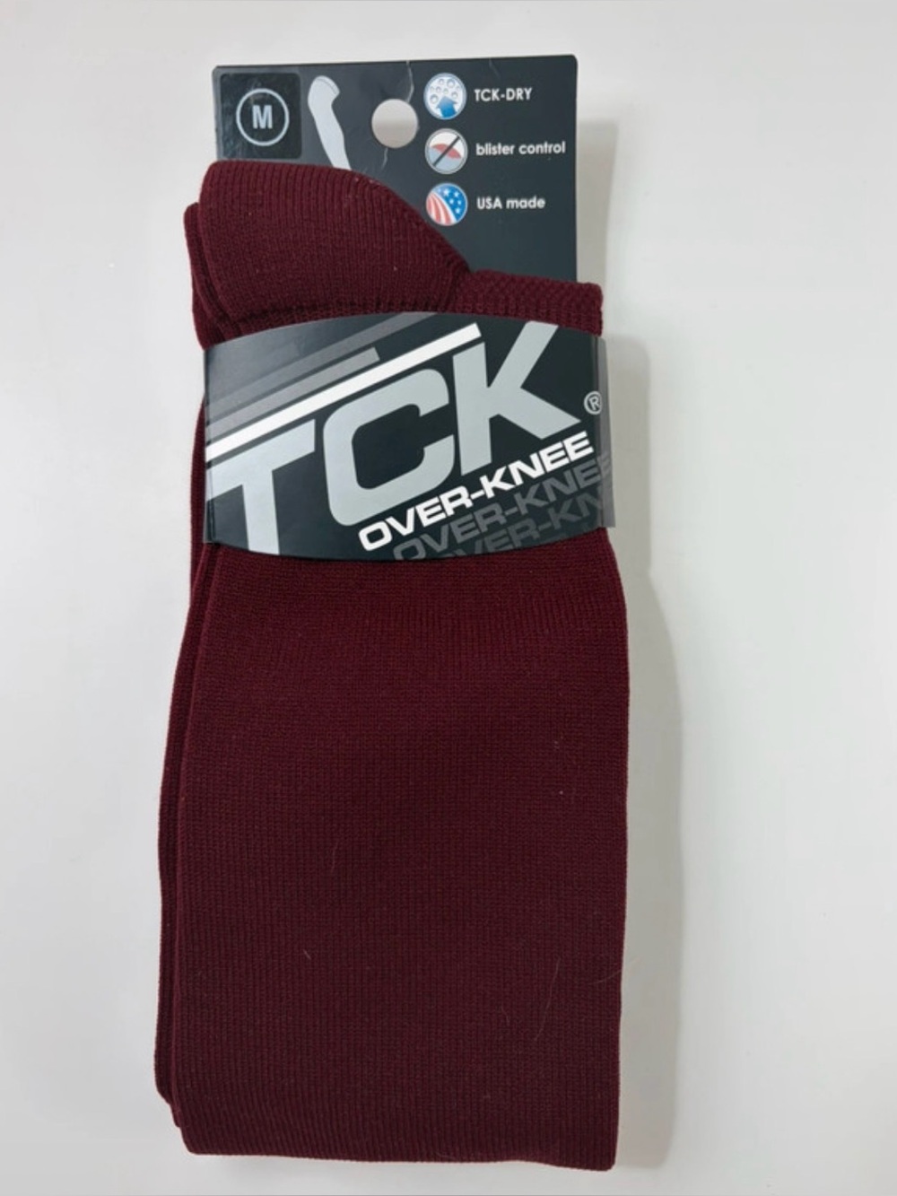 TC Over-Knee Athletic Socks - Burgundy